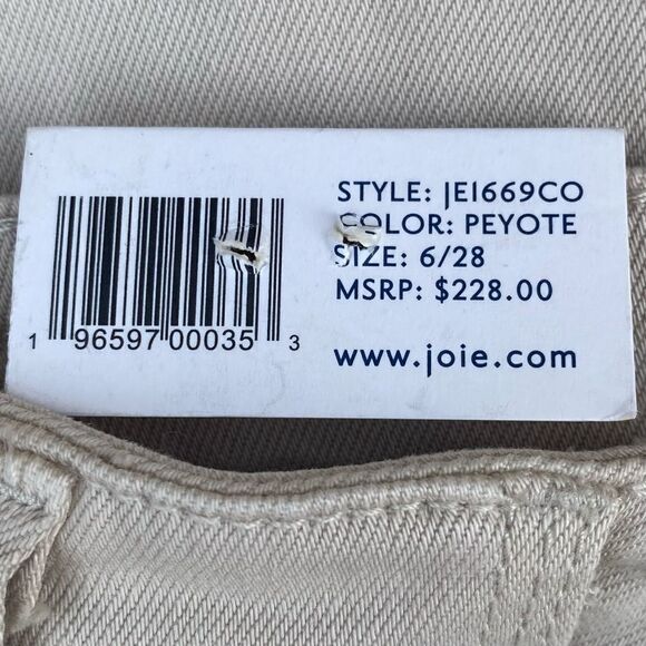NWT NEW WOMENS BEIGE JOIE CONTEMPORARY FIT PARK CARGO PANT 6 Activewear - Picture 10 of 13